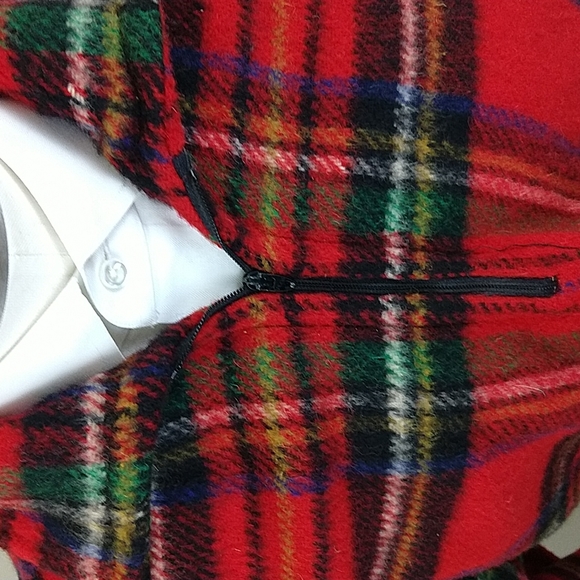 Wool Pullover Windowpane, Green, Blue, Yellow - Picture 4 of 6